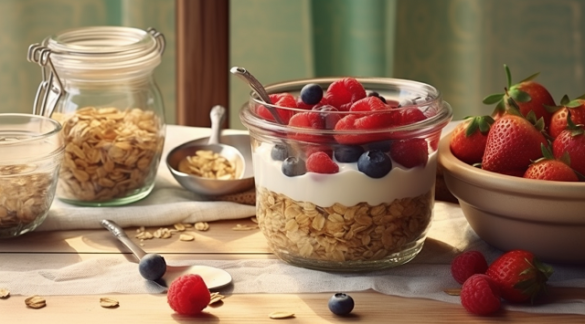 zdrowe sycące śniadanie